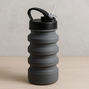 12 Expandable Water Bottle with Straw Lid