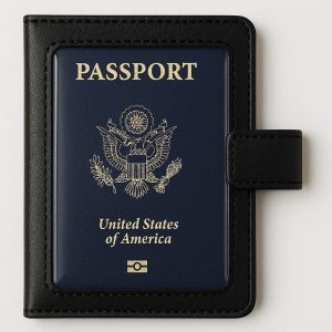 23 Clear Window Passport Holder for Quick Access
